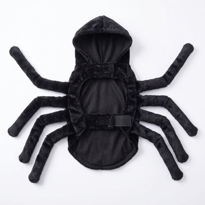 Catspider costume detail flat lay showing 8 spider legs